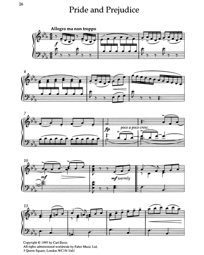 Pride And Prejudice — 卡尔·戴维斯
