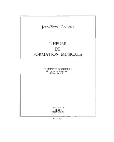 L'heure de formation musicale — Jean-Pierre Couleau