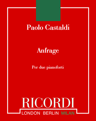 Anfrage — Paolo Castaldi