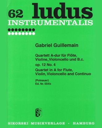 Quartet in A major, op. 12/4 — Louis-Gabriel Guillemain
