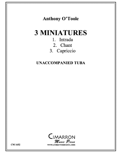 Three Miniatures — Anthony O'Toole