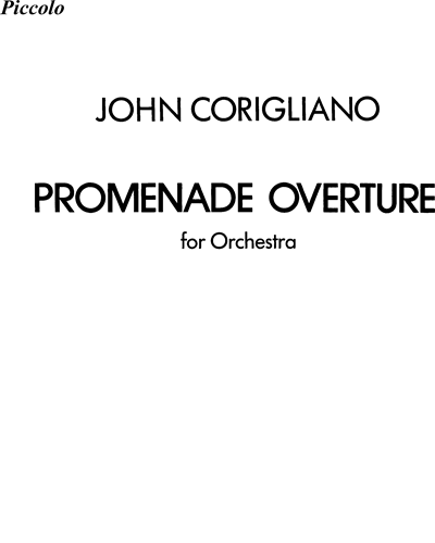 Promenade Overture — 约翰·科里利亚诺