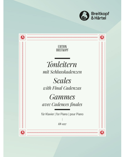 Scales with Final Cadenzas — Breitkopf & Härtel