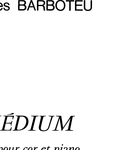 Médium — Georges Barboteu