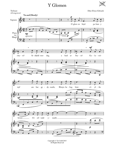 Y Glomen (The Dove) — Dilys Elwyn-Edwards