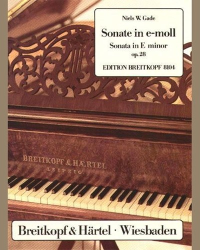 Sonata in E minor, op. 28 — 尼尔斯·加德