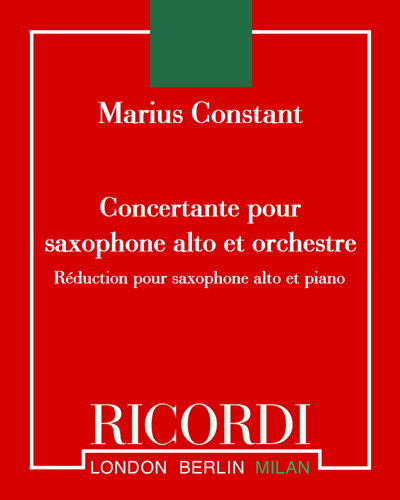 Concertante — Marius Constant