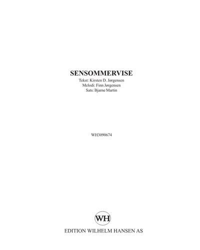 Sensommervise — Bjarne Martin