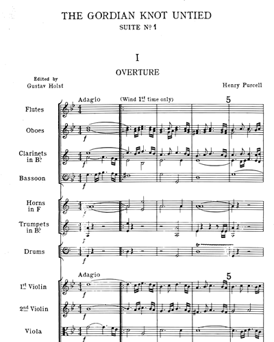 Gordian Knot Untied, op. 597 — Henry Purcell