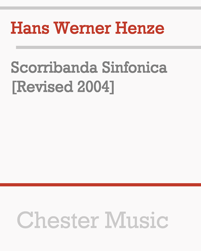 Scorribanda Sinfonica [Revised 2004] — 亨策