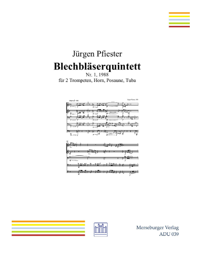 Brass Quintet No. 1 — Jürgen Pfiester