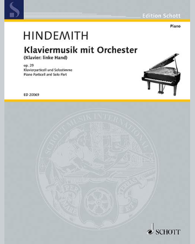 Piano Music with Orchestra, op. 29 — 欣德米特