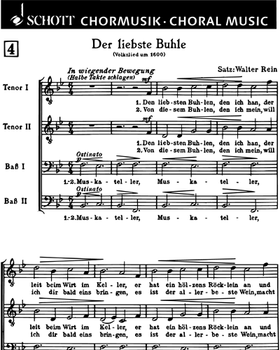 Der liebste Buhle, den ich han — Walter Rein