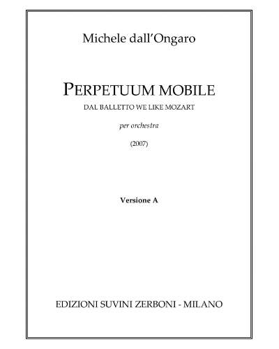 Perpetuum Mobile (from the Ballet 'We like Mozart' [Version A]) — Michele Dall'Ongaro