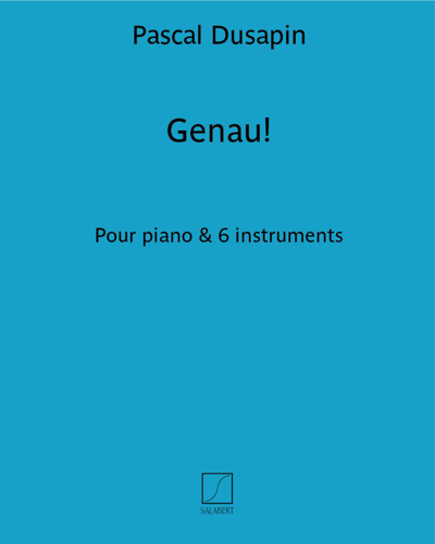 Genau! — 帕斯卡尔·迪萨潘