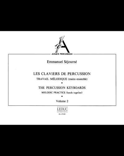Les claviers de percussion, Vol. 2 — Emmanuel Séjourné