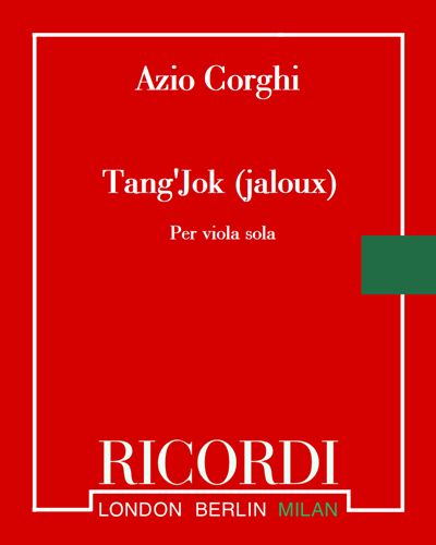 Tang'Jok (Jealous) — Azio Corghi