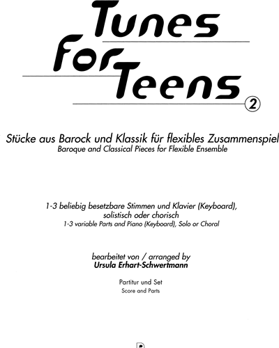 Tunes for Teens, Vol. 2 — Ursula Erhart-Schwertmann