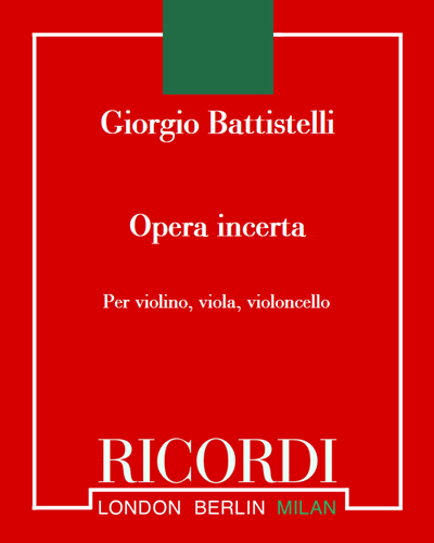 Opera incerta — Giorgio Battistelli