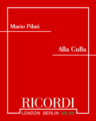 Alla Culla — Mario Pilati