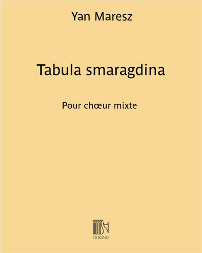 Tabula smaragdina — Yan Maresz