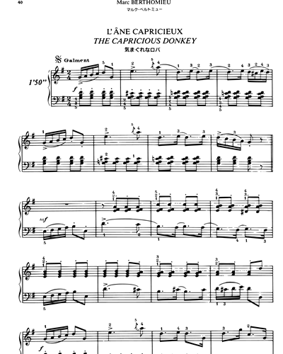 The Capricious Donkey — Marc Berthomieu