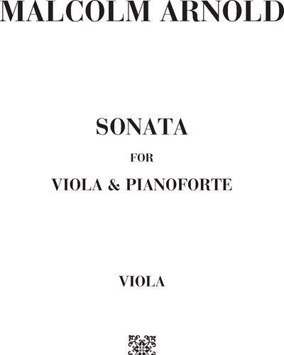 Sonata for Viola and Piano — 马尔科姆·阿诺德