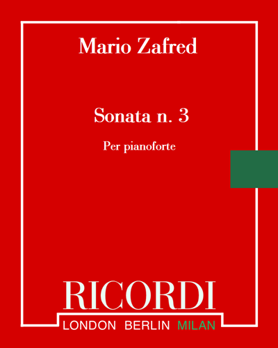 Sonata No. 3 — Mario Zafred