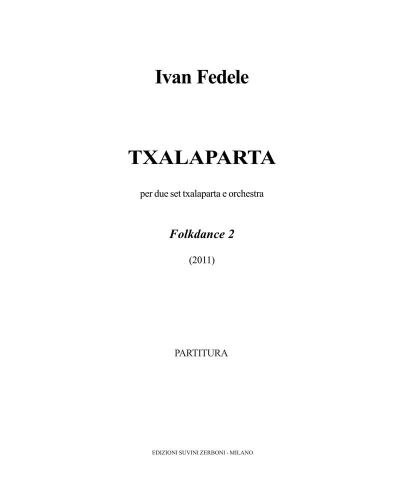 Txalaparta — Ivan Fedele
