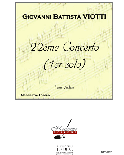 Concerto n. 22, Solo n. 1 — 维奥蒂