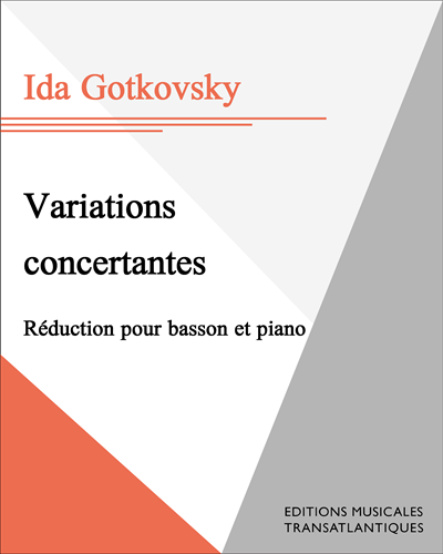 Variations concertantes — Ida Gotkowsky
