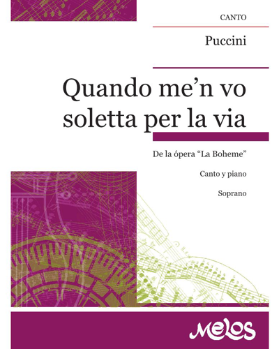 Quando me'n vo soletta (from the opera 'La Boheme') — 普契尼