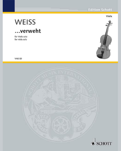 …verweht — Harald Weiss