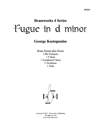 Fugue in D minor — John Carmella