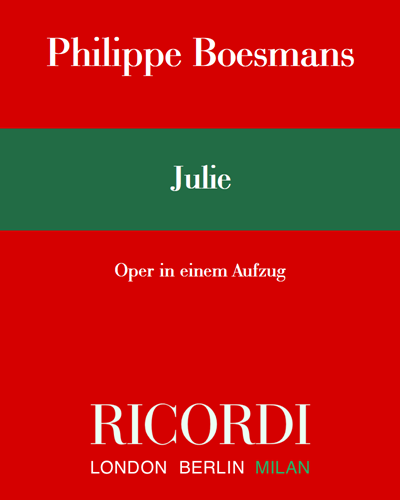 Julie — Philippe Boesmans