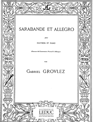 Sarabande and Allegro for Oboe and Piano — Gabriel Grovlez