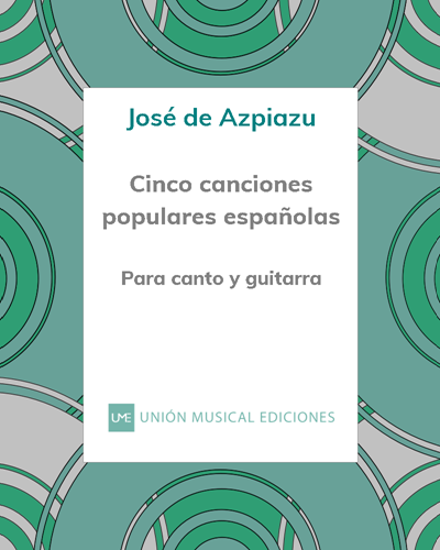 Cinco canciones populares españolas — José de Azpiazu