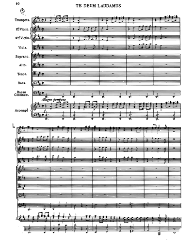 Te Deum laudamus & Jubilate Deo in D, op. 232 — 普赛尔