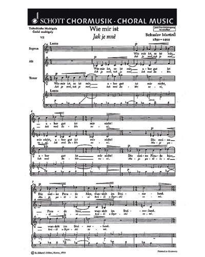 Czech Madrigals — 马丁努