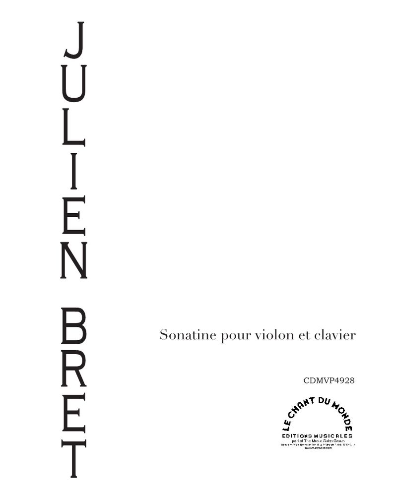 Sonatine for Violin and Keyboard — Julien Bret