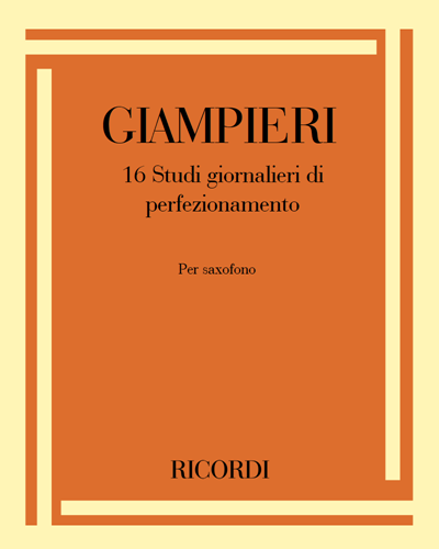 16 Studi giornalieri di perfezionamento — Alamiro Giampieri