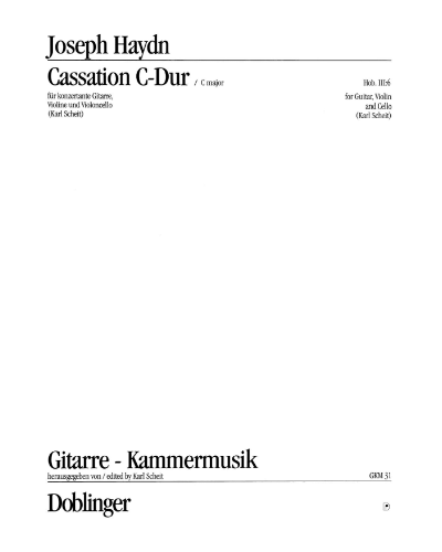 Cassation in C major, Hob. III:6 — Joseph Haydn