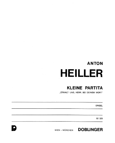 Small Partita — Anton Heiller