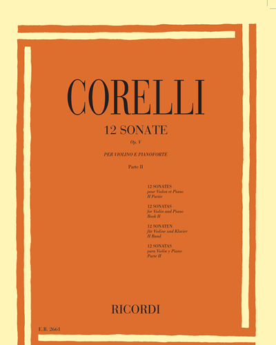 Twelve Sonatas, op. 5 Part 2 — Arcangelo Corelli