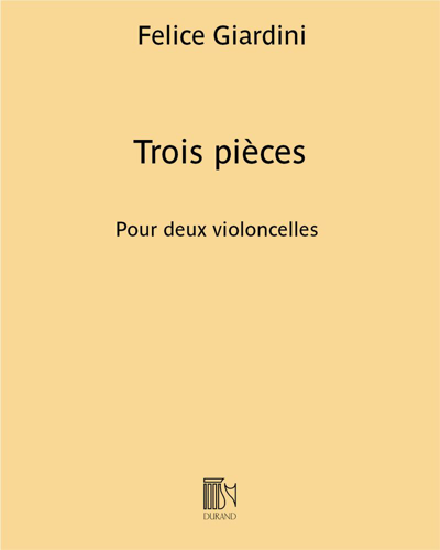Trois pièces — Felice Giardini