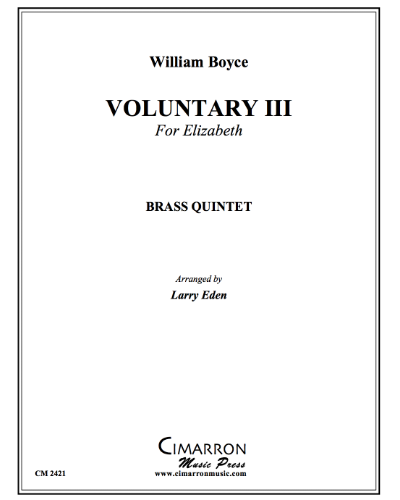 Voluntary III — 威廉·博伊斯