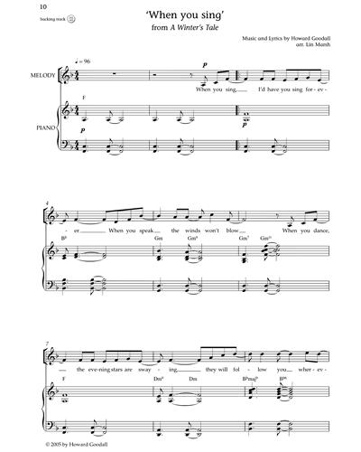 When You Sing — Howard Goodall