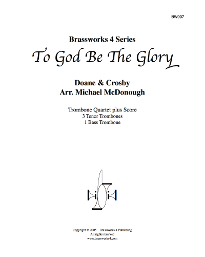 To God Be The Glory — Matthew McDonough