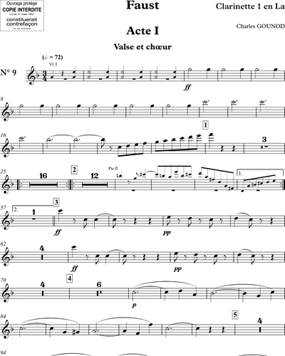 Faust: Ainsi que la brise légère — 古诺