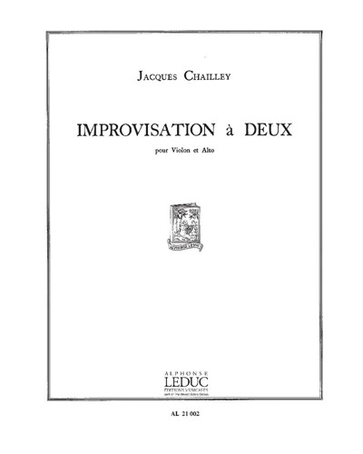 Improvisation à deux — Jacques Chailley